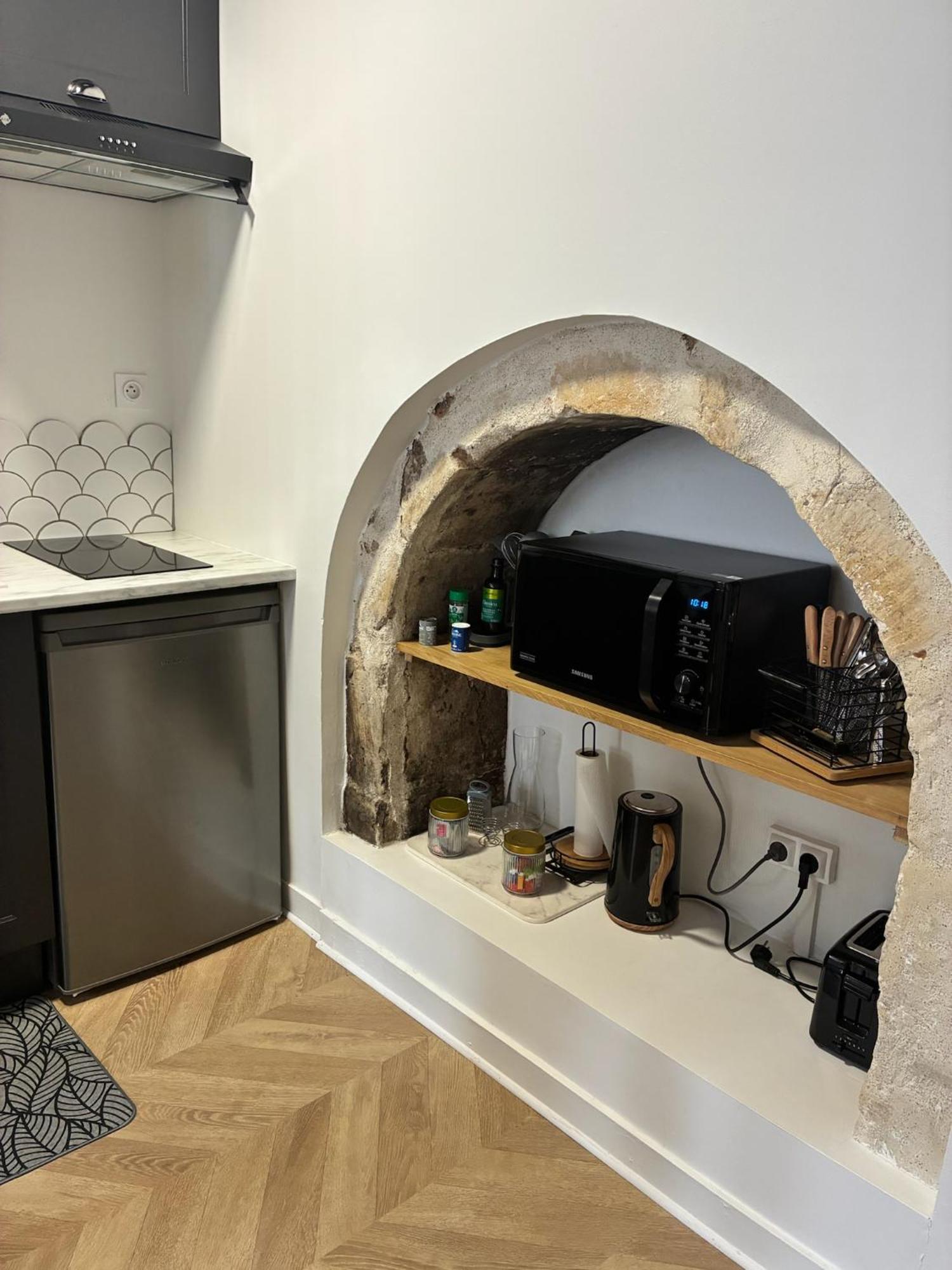 Le Studio Haslay Seraucourt En Plein Coeur De Ville De Bourges - Charme De L Ancien Et Confort Contemporain Luaran gambar